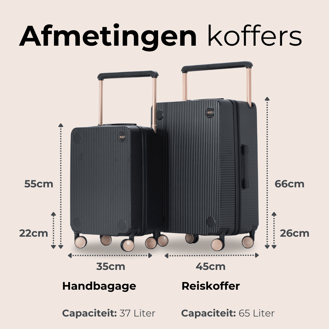 Dutchsuitcase koffer formaat